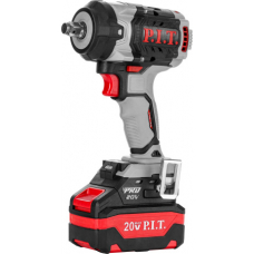 Гайковерт IMPACT аккумуляторный бесщеточный P.I.T. PIW20H-600A/2 (20В, 600Нм, 1/2", 3ск, 0-2800уд/мин,2х4Ач)